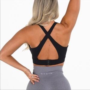 NVGTN Black Backless Bra